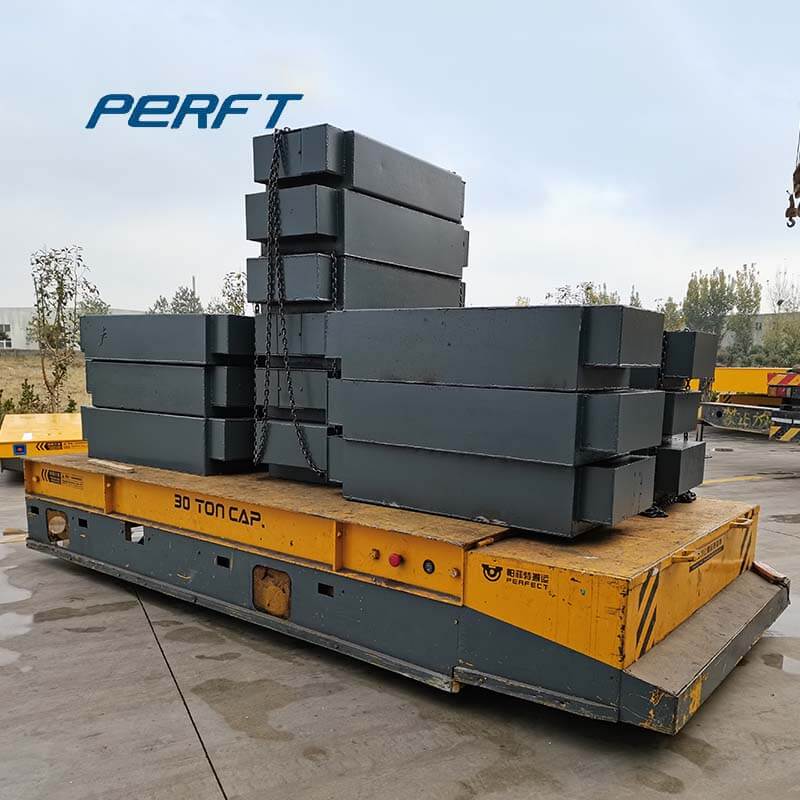 Steerable Transfer Carts For Machine Parts Transport - 15 Tons